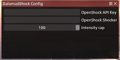 DalamudShock settings